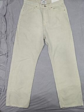 BDG Men's Light Tan Straight-Leg Chinos